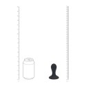 LEVELZ Rattle Plug S Czarny - anatomiczna wtyczka silikonowa z systemem kulek Levelz by Shots