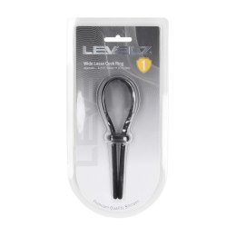 LEVELZ Regulowany silikonowy pierścień anatomiczny 5mm czarny Levelz by Shots