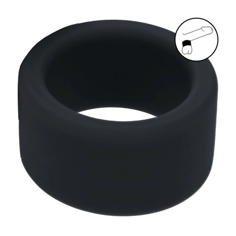 LEVELZ Silikonowy Pasek Anatomiczny M 34mm Czarny - Wytrzymały i Elastyczny Levelz by Shots