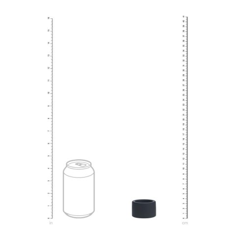 LEVELZ Silikonowy Pasek Anatomiczny M 34mm Czarny - Wytrzymały i Elastyczny Levelz by Shots