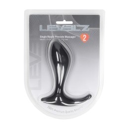 LEVELZ Single Ripple silikonowy masażer anatomiczny czarny Levelz by Shots
