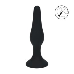 LEVELZ Slim Plug S Czarny - Smukły silikonowy model z ergonomiczną bazą Levelz by Shots