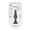 LEVELZ Slim Plug S Czarny - Smukły silikonowy model z ergonomiczną bazą Levelz by Shots