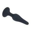 LEVELZ Slim Plug S Czarny - Smukły silikonowy model z ergonomiczną bazą Levelz by Shots