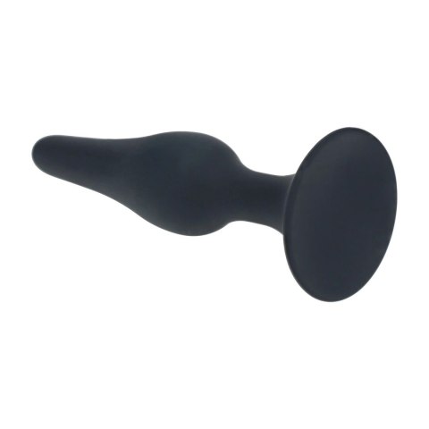 LEVELZ Slim Plug S Czarny - Smukły silikonowy model z ergonomiczną bazą Levelz by Shots