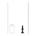 LEVELZ Slim Plug S Czarny - Smukły silikonowy model z ergonomiczną bazą Levelz by Shots