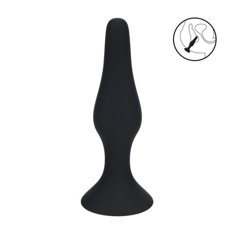 LEVELZ Slim Plug silikonowy anatomiczny rozmiar L czarny Levelz by Shots