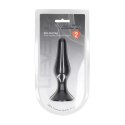 LEVELZ Slim Plug silikonowy anatomiczny rozmiar L czarny Levelz by Shots
