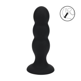 LEVELZ Tri Rattle Plug L Czarny - silikonowy model z systemem drgań Levelz by Shots