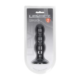 LEVELZ Tri Rattle Plug L Czarny - silikonowy model z systemem drgań Levelz by Shots