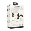 LEVELZ Vibration Silicone - czarny pierścień intymny z dodatkową pętlą Levelz by Shots