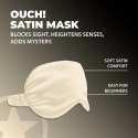LoversPremium Satin Mask Gold - satynowa maska na oczy, złota Ouch! by Shots