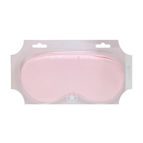 LoversPremium Satin Mask Powder Pink - maska satynowa, rożowa Ouch! by Shots