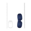 Loving Joy 3D Mask Navy - anatomiczna opaska na oczy z miękką tkaniną Ouch! by Shots