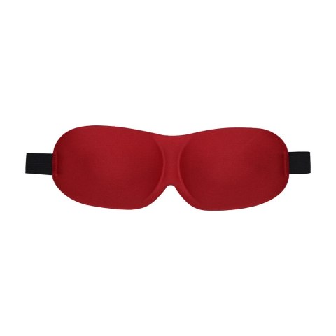 Loving Joy 3D Mask Red - anatomiczna opaska na oczy, komfortowa Ouch! by Shots