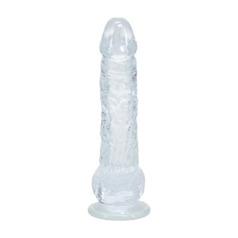 RealRock Crystal Clear model 5, 12,7 cm - przezroczysty, z przyssawką RealRock by Shots