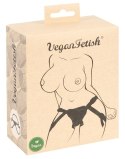Vegan Fetish Uprząż Skorzana S-L, Regulowana, 3 Pierścienie, Wegańska Vegan Fetish