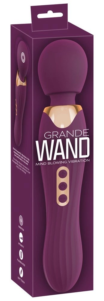 You2Toys Grande Wand Fioletowy - Duży masażer z ruchomą głowką, 29,3 cm You2Toys