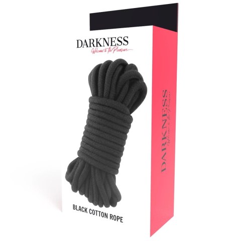 Darkness Lina Japońska 10 m Czarna - Bawełniana Lina Bondage DARKNESS