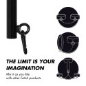 Fetish Submissive Regulowany Separator z 4 Elementami, 62 cm, Czarny FETISH SUBMISSIVE