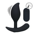 LEVELZ Analy Remote - silikonowy korek analny z pilotem, czarny Levelz by Shots