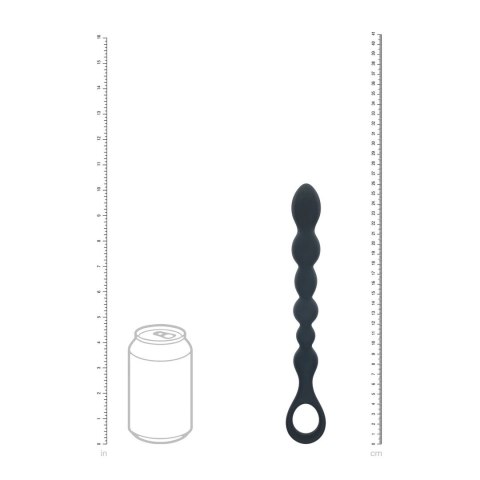 LEVELZ Beaded Snake Czarna Sonda Silikonowa z Uchwyt Loop Levelz by Shots