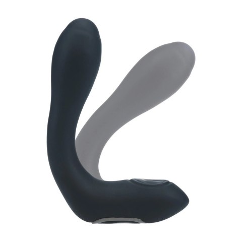 LEVELZ Bendable Silicone Prostate czarny silikonowy stymulator z funkcją podgrzewania Levelz by Shots