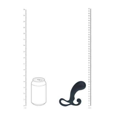 LEVELZ Bulb M Anatomiczny Masażer Prostaty z Pętlą Czarny Silikon Levelz by Shots