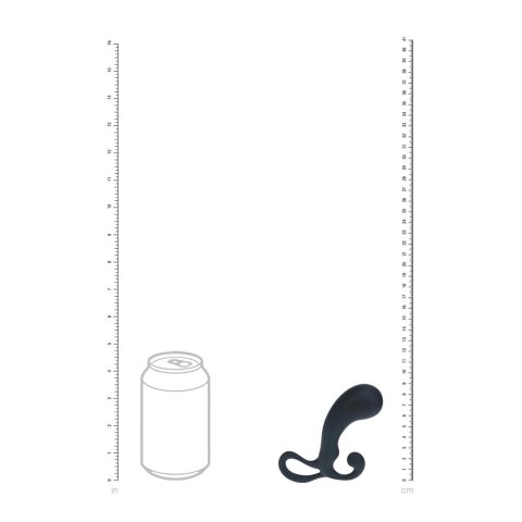 LEVELZ Bulb S Czarny silikonowy masażer z ergonomiczną pętlą Levelz by Shots