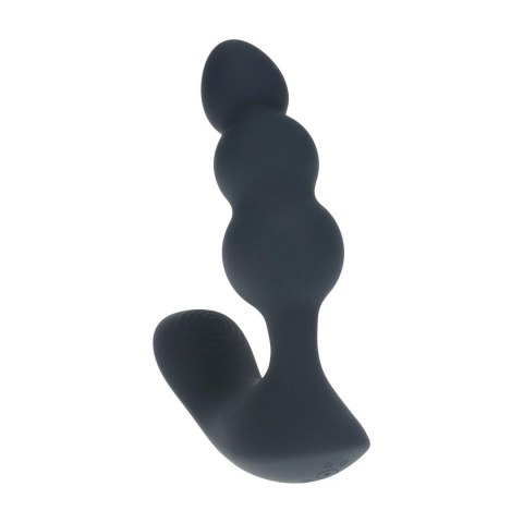 LEVELZ Dual Motor Beaded Pro Black - silikonowy stymulator z pilotem Levelz by Shots