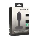 LEVELZ Hexagonal S Czarny - Wibrująca silikonowa zatyczka anatomiczna Levelz by Shots