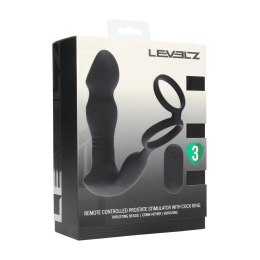 LEVELZ O-Remote Pro Czarny System Wibracyjny z Pierścieniem i Pilotem Levelz by Shots
