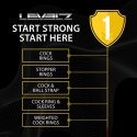 LEVELZ Pierścień Anatomiczny z Silikonu Liquid, Czarny, Elastyczny Levelz by Shots