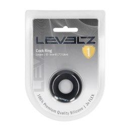 LEVELZ Pierścień Silikonowy XS Czarny - Model Komfortowy Premium Levelz by Shots