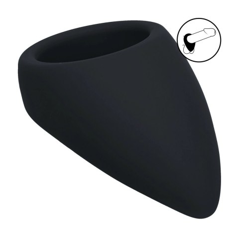 LEVELZ Pierścień Silikonowy Teardrop Czarny Ergonomiczny Kształt Levelz by Shots