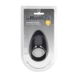 LEVELZ Pierścień Silikonowy Teardrop Czarny Ergonomiczny Kształt Levelz by Shots