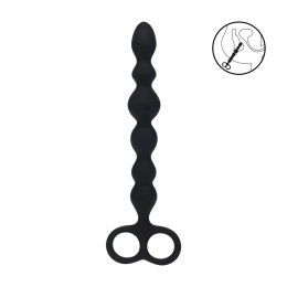 LEVELZ Sonda Anatomiczna Silikonowa Beaded Double Loop Czarna Levelz by Shots