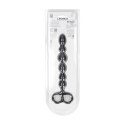 LEVELZ Sonda Anatomiczna Silikonowa Beaded Double Loop Czarna Levelz by Shots