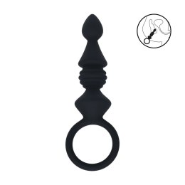 LEVELZ Sonda Anatomiczna Silikonowa z Uchwytową Pętlą Czarna Levelz by Shots
