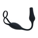 LEVELZ Vibrating Silicone Prostate Model z Pierścieniem, Czarny Levelz by Shots