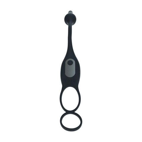 LEVELZ Vibrating Silicone Prostate Model z Pierścieniem, Czarny Levelz by Shots