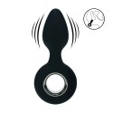 LEVELZ Wibrujący Korek Silikonowy z Uchem Czarny 11,5 cm Levelz by Shots