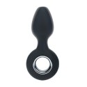 LEVELZ Wibrujący Korek Silikonowy z Uchem Czarny 11,5 cm Levelz by Shots
