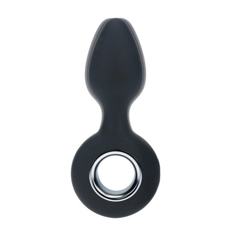 LEVELZ Wibrujący Korek Silikonowy z Uchem Czarny 11,5 cm Levelz by Shots