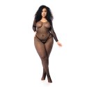 Leg Avenue Bodystocking długa siateczka Queen Size czarny Mapale