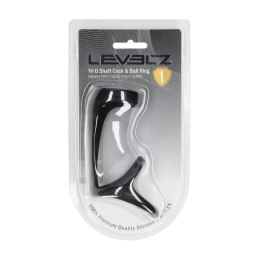 Levelz Tri-O silikonowy pierścień stabilizujący 3 w 1 czarny Levelz by Shots