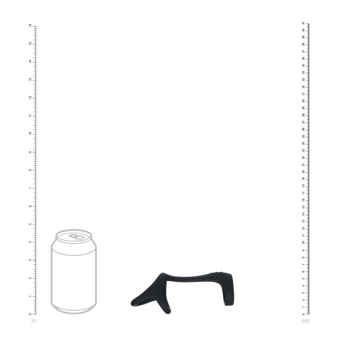 Levelz Tri-O silikonowy pierścień stabilizujący 3 w 1 czarny Levelz by Shots
