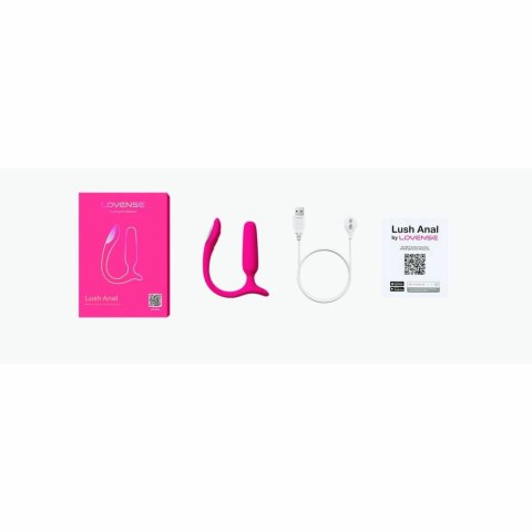Lovense Lush Anal Pink - Interaktywna Maszyna Intymna z Oświetleniem LED Lovense