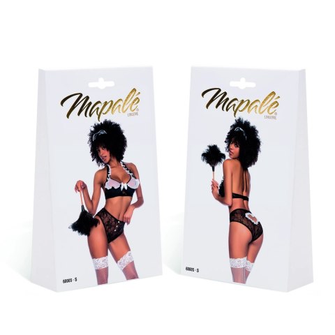 Mapale Kostium French Maid M z Halterem i Ozdobami Mapale