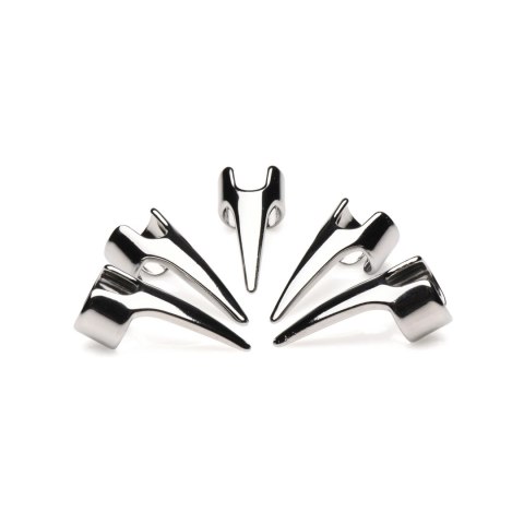 XR Brands Claw Ring zestaw 5 stalowych pierścieni regulowanych XR Brands